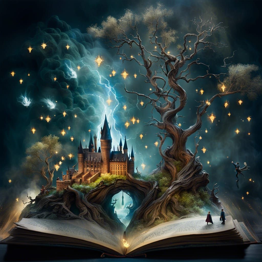 Harry Potter pop-up book  by @Alyce 