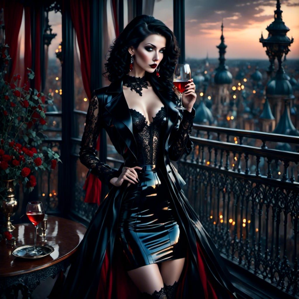 <lora:PrettyWomanStyle:1.0> <lora:GothicStyle:1.0>