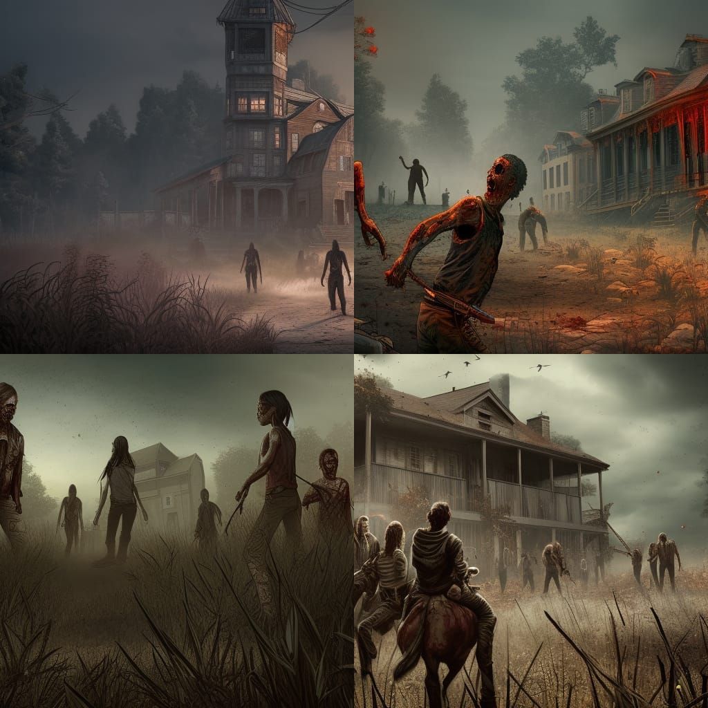 the walking dead - AI Generated Artwork - NightCafe Creator