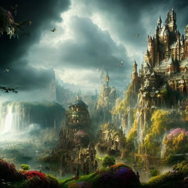 Wonderland AI Generated Artwork NightCafe Creator