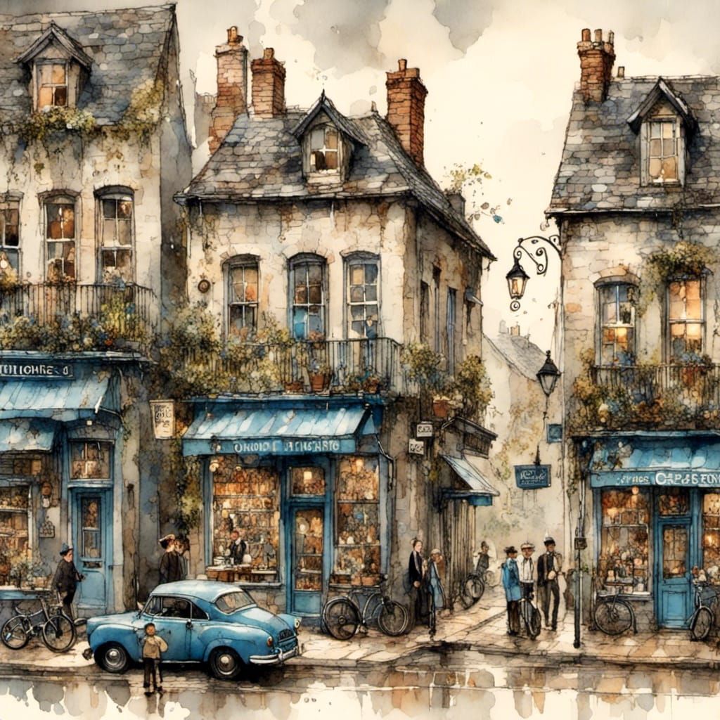 <lora:Oil and Glory:1.0>,cute, vintage,adorable,beautiful,vi...