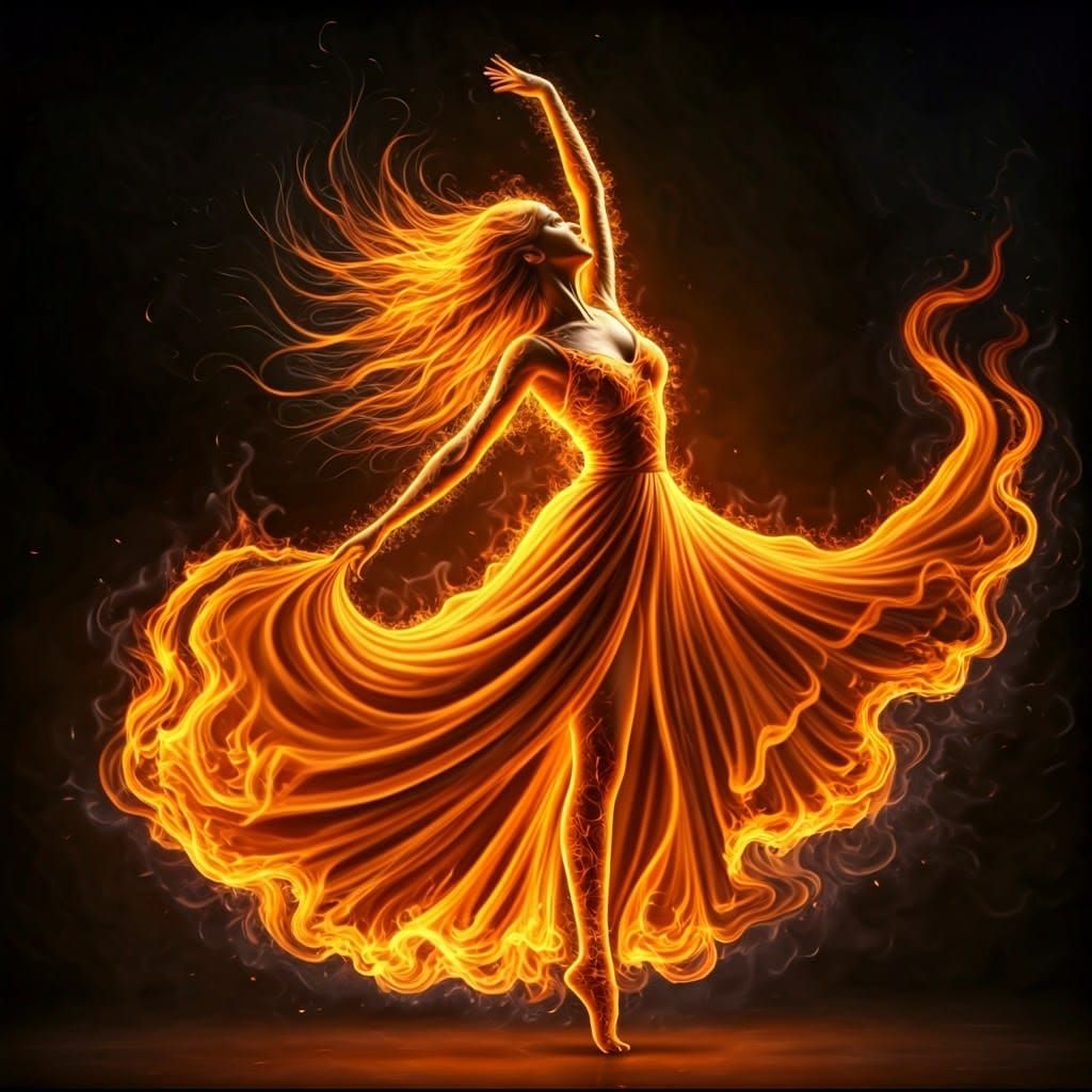 Made of fire  by @Human Deliciousness