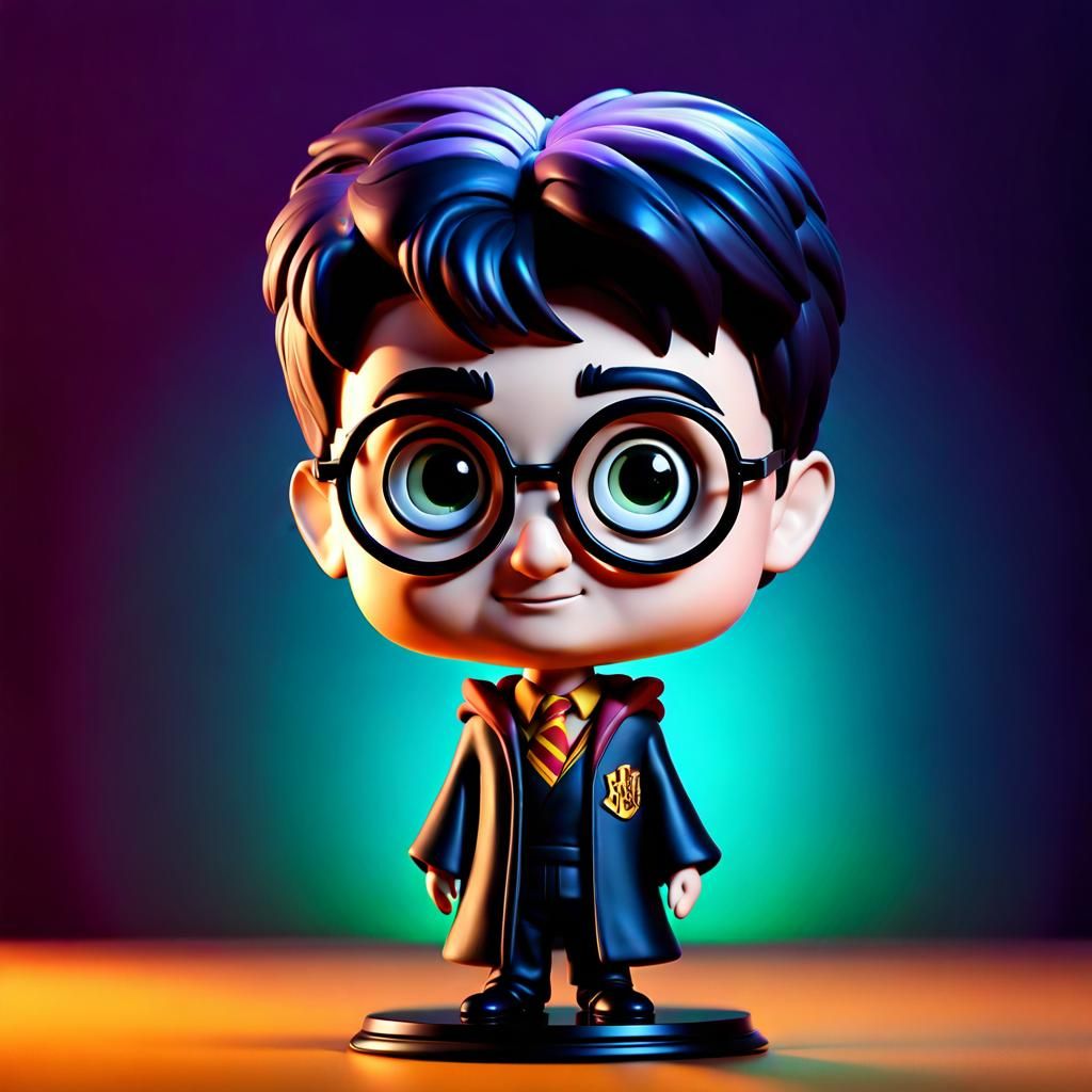 Harry Potter bobble head - AI Generated Artwork - NightCafe Creator