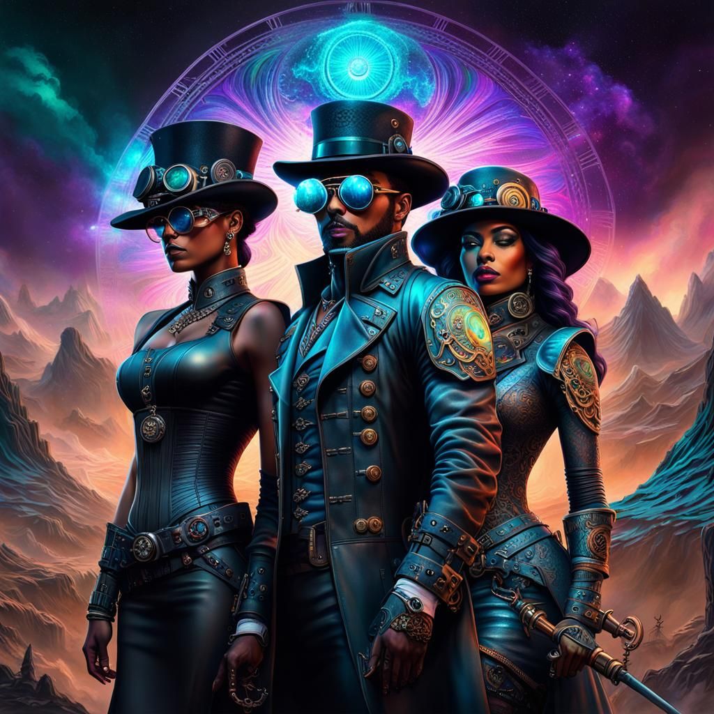 Steampunk  voyagers