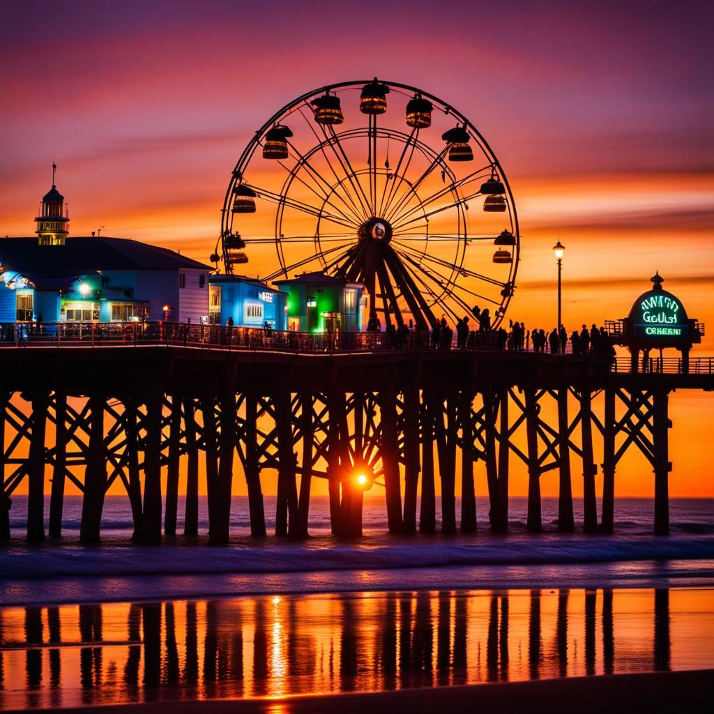 Inspired by Santa Monica Pier  by @Yanciepants