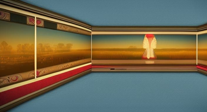 Retro album cover.
