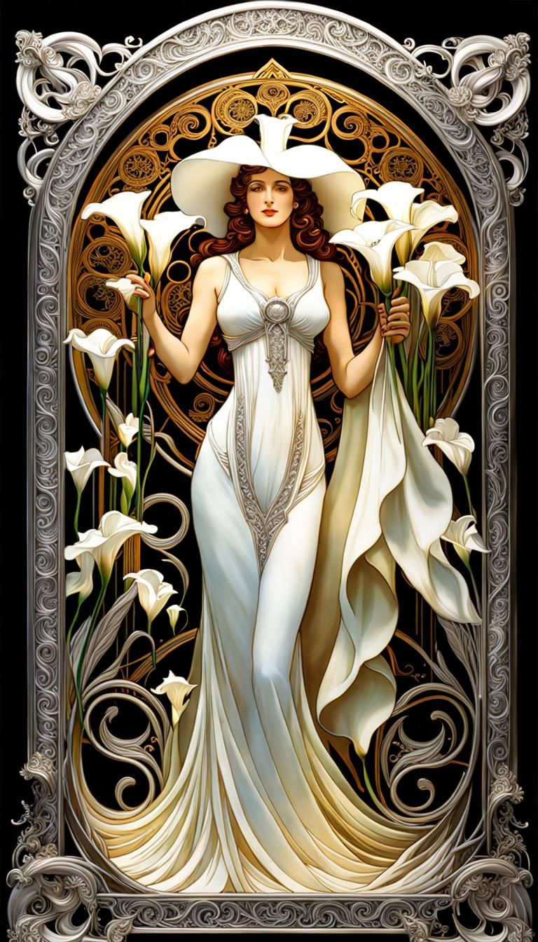 Lady of the Lilies  by @MelanieL