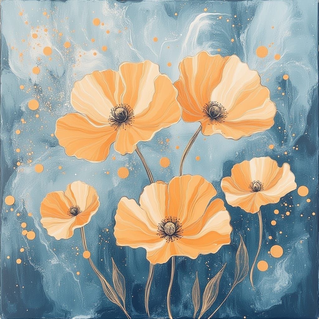 <lora:poppyDream:1.0> a Field of Beautiful poppies