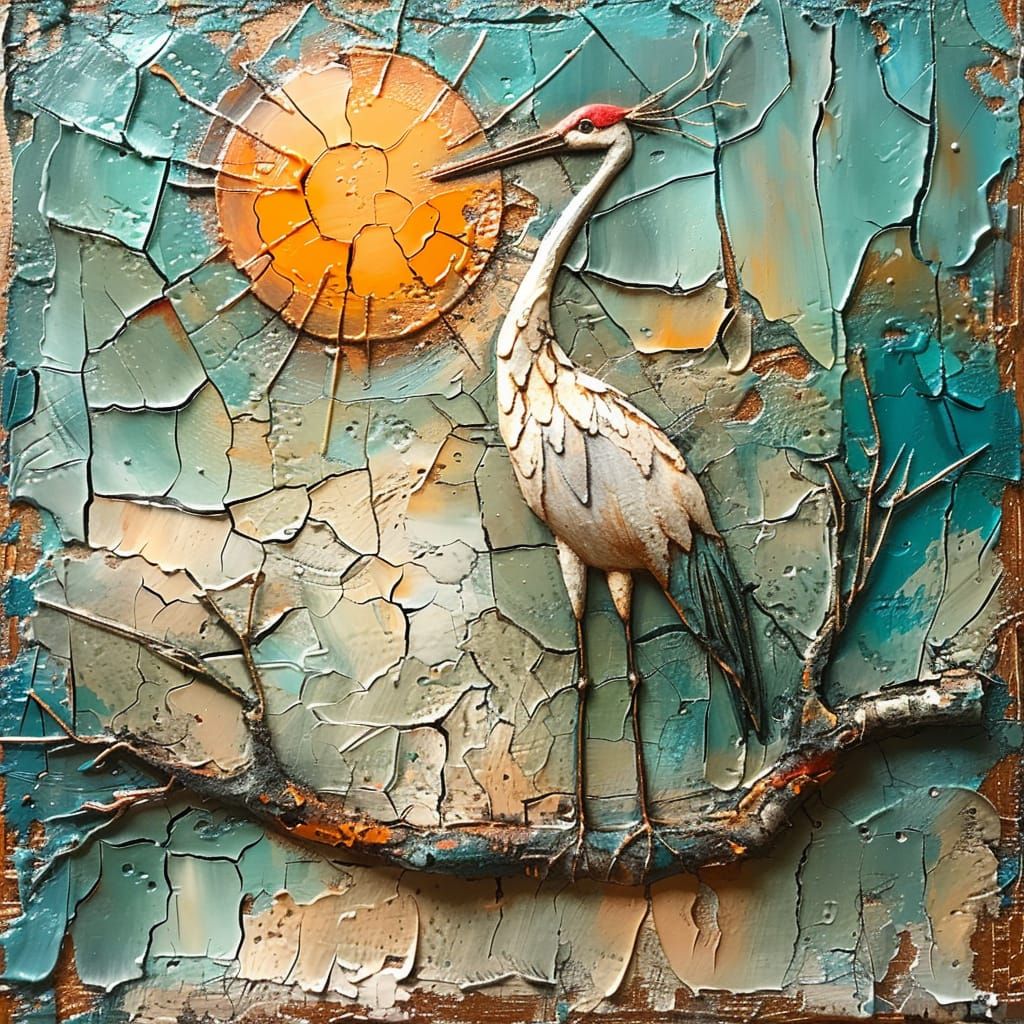 Electroluminescent Crane