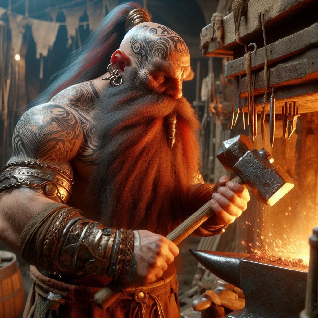 Davin Stormforge, Master Blacksmith