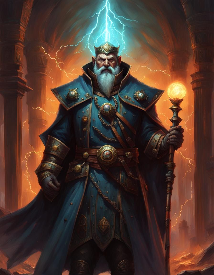 Dwarven wizard : r/nightcafe