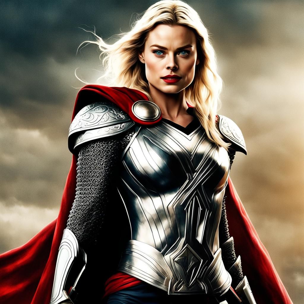 Margot Robbie as Lady Thor