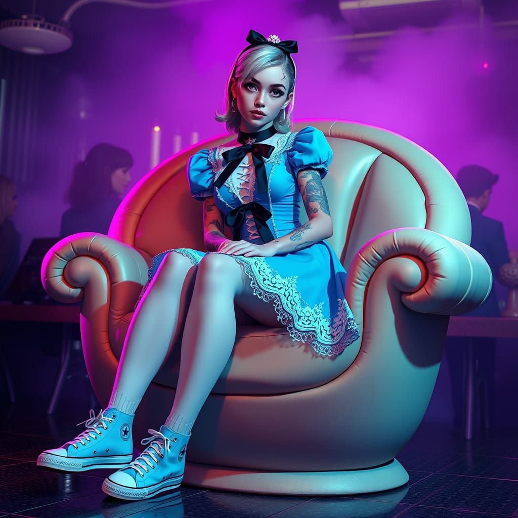 Surreal Alice in Acid-Punk Wonderland