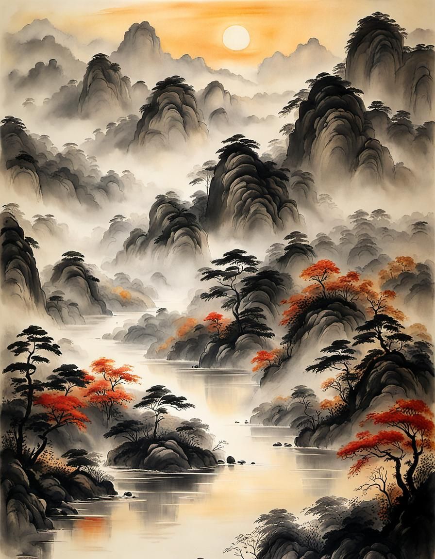 Misty Landscape  by @haightash wong