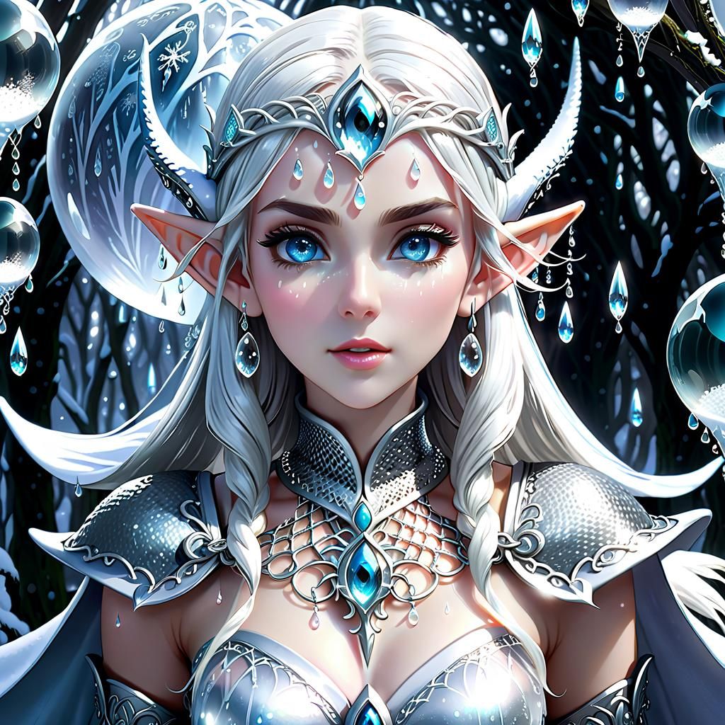 Dewdrops Elf Series - AI Generated Artwork - NightCafe Creator