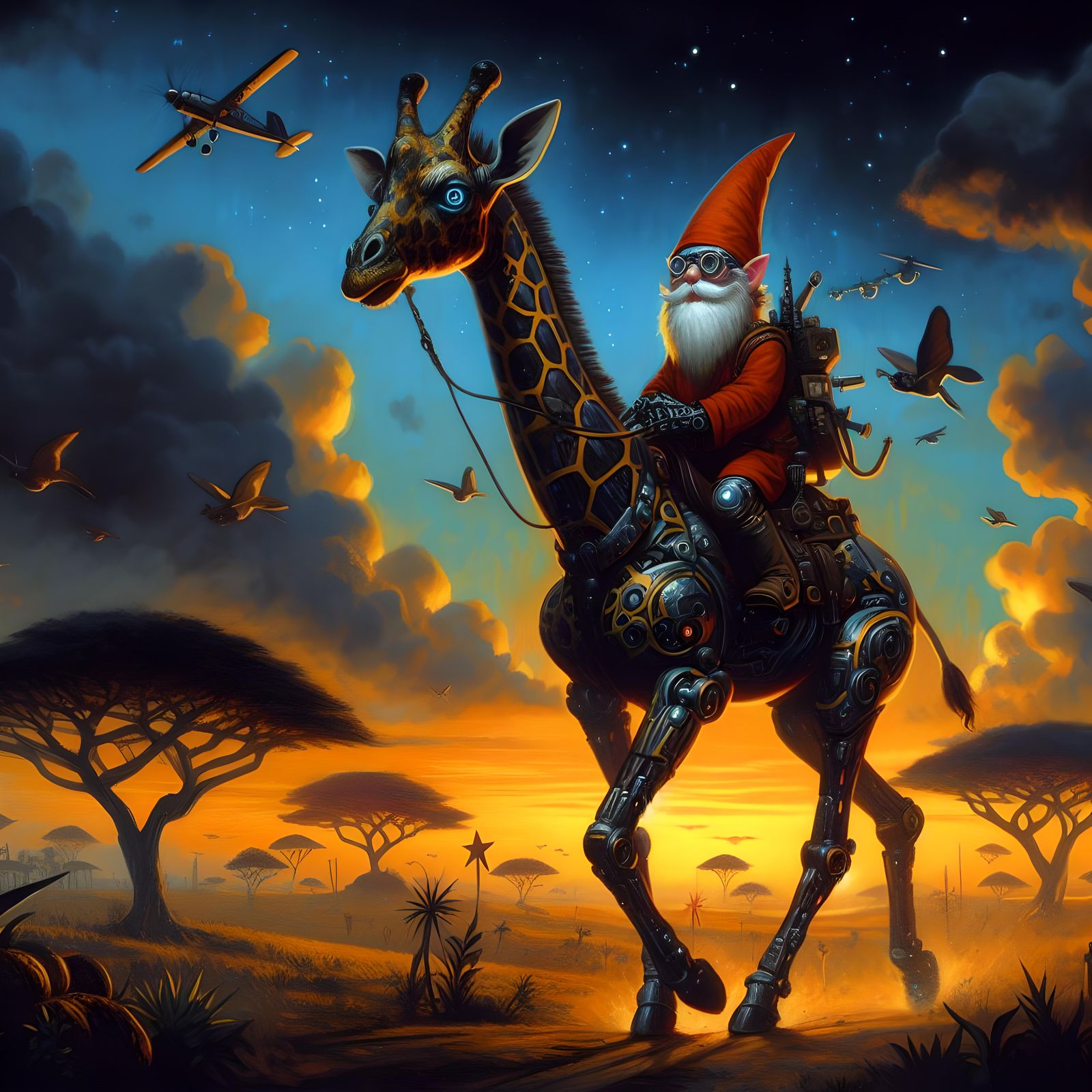 "I think I see a small creek to reup on water my dear friend. Almost there."