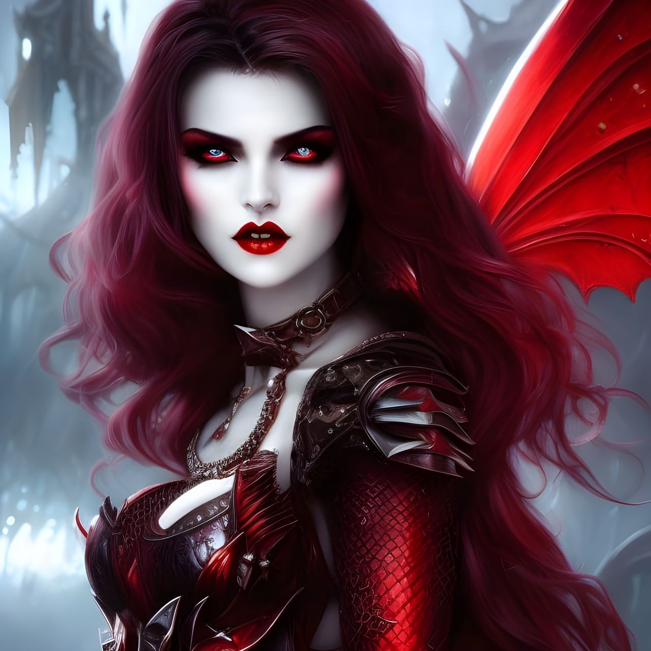 dragon fairy vampire - AI Generated Artwork - NightCafe Creator