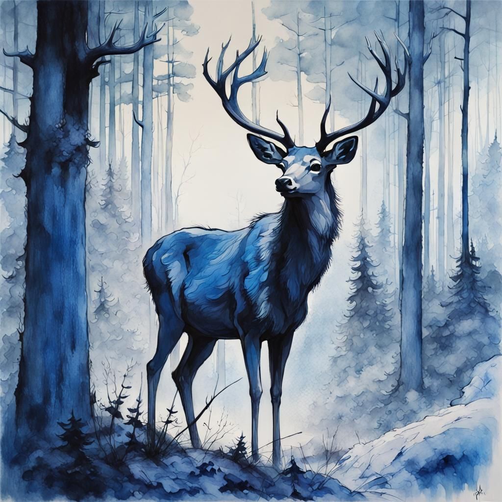 Deer   by @AliceIsWonderful