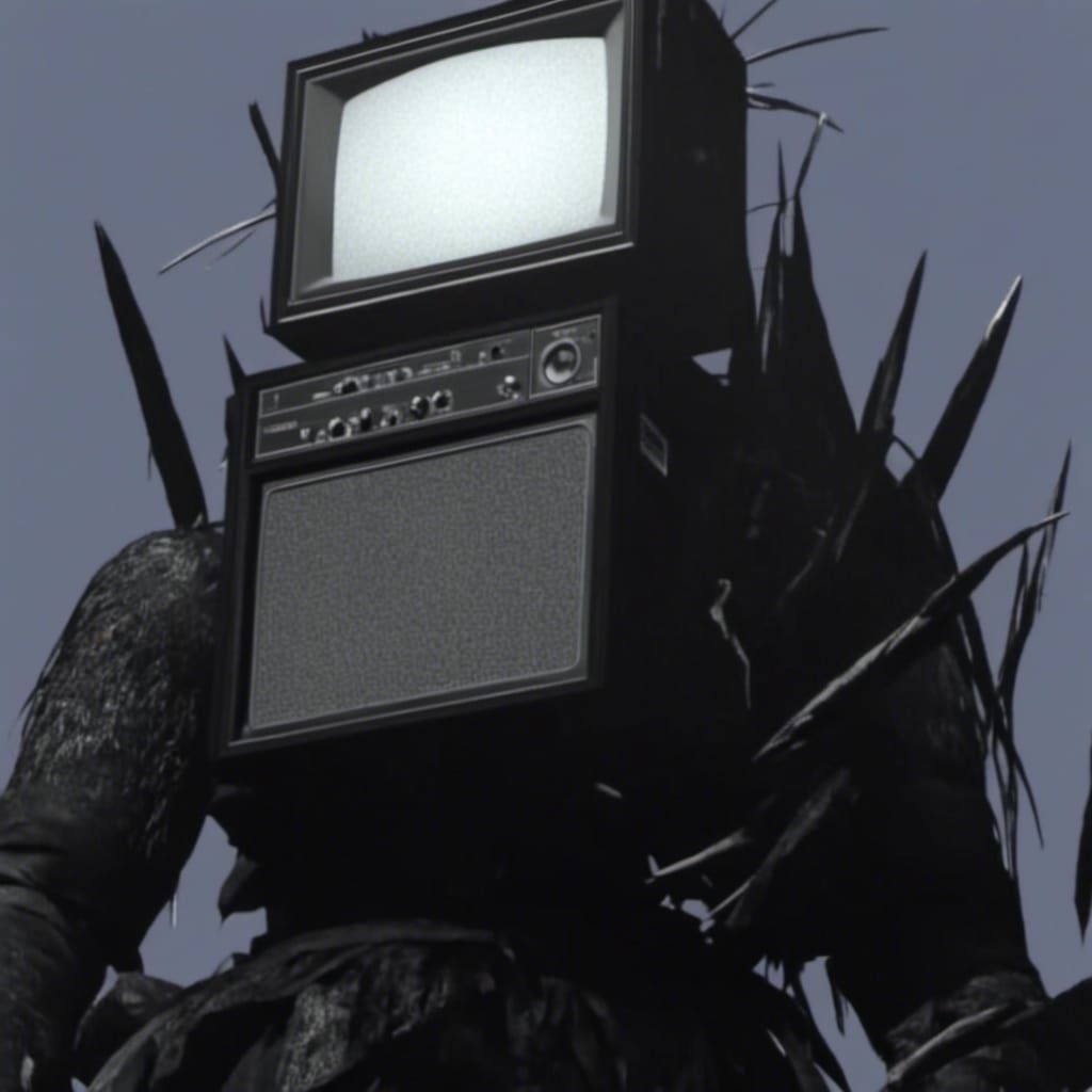 The skibidi titan tv man spiky version
