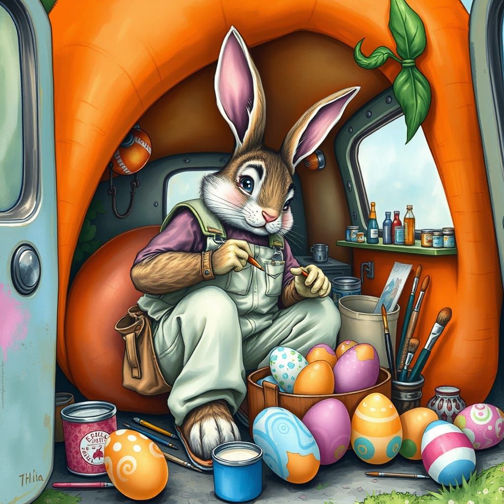 Getting ready for Easter  by @Shebali