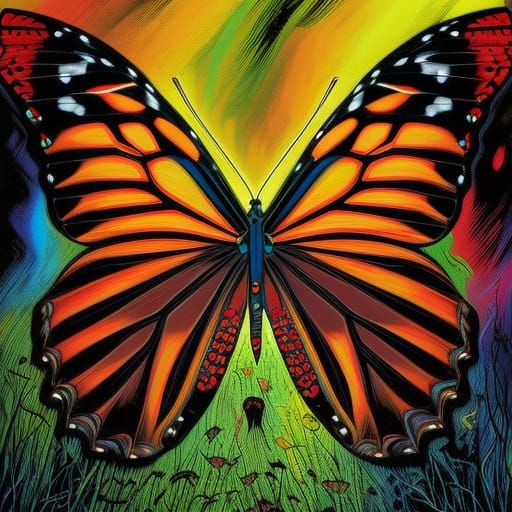 Fly Butterfly
