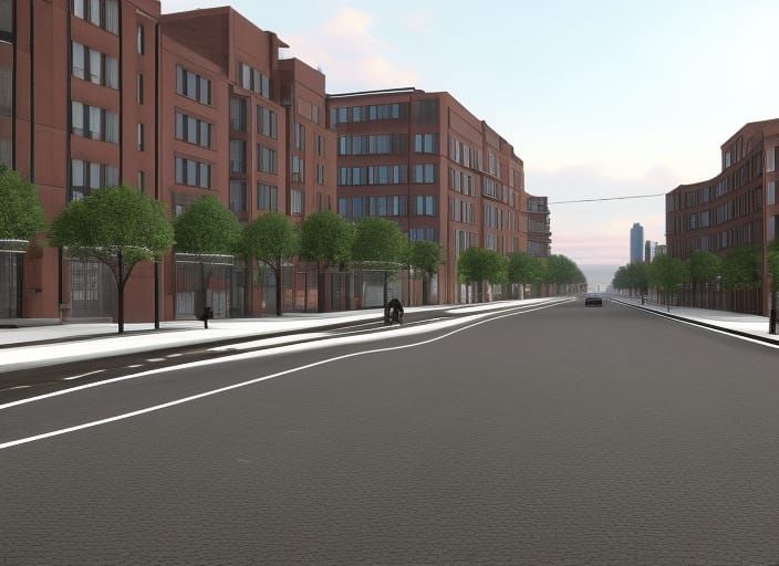 a empty street