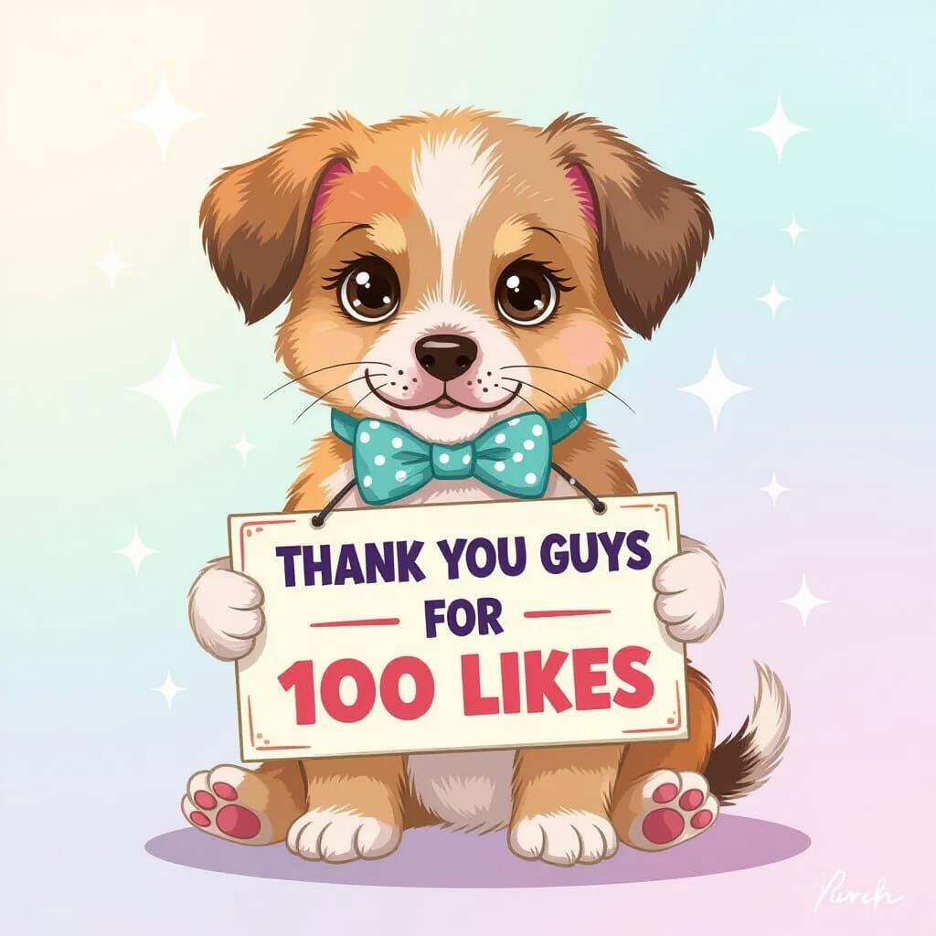Thanks for 100 likes!!!