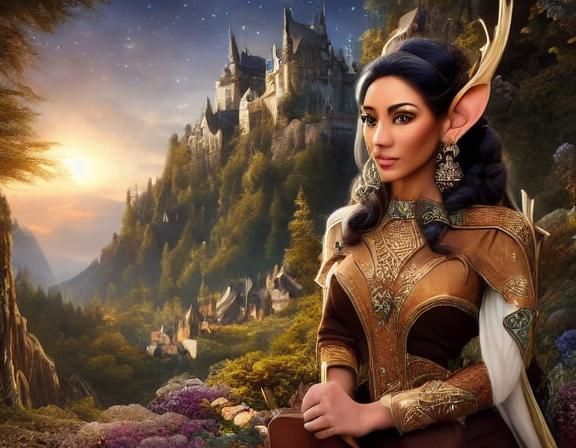 Elf by the Castle