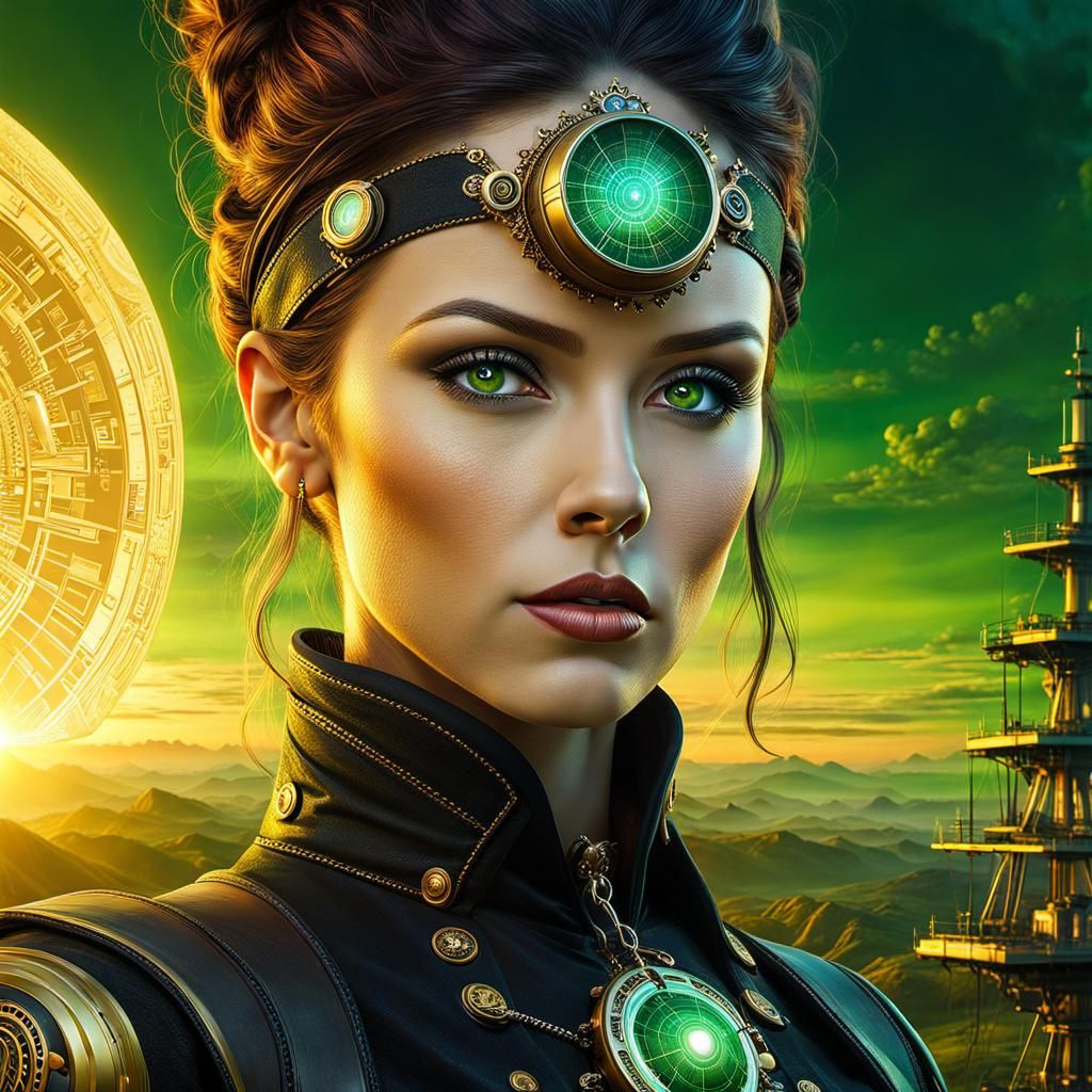 green-planet-girl-ai-generated-artwork-nightcafe-creator