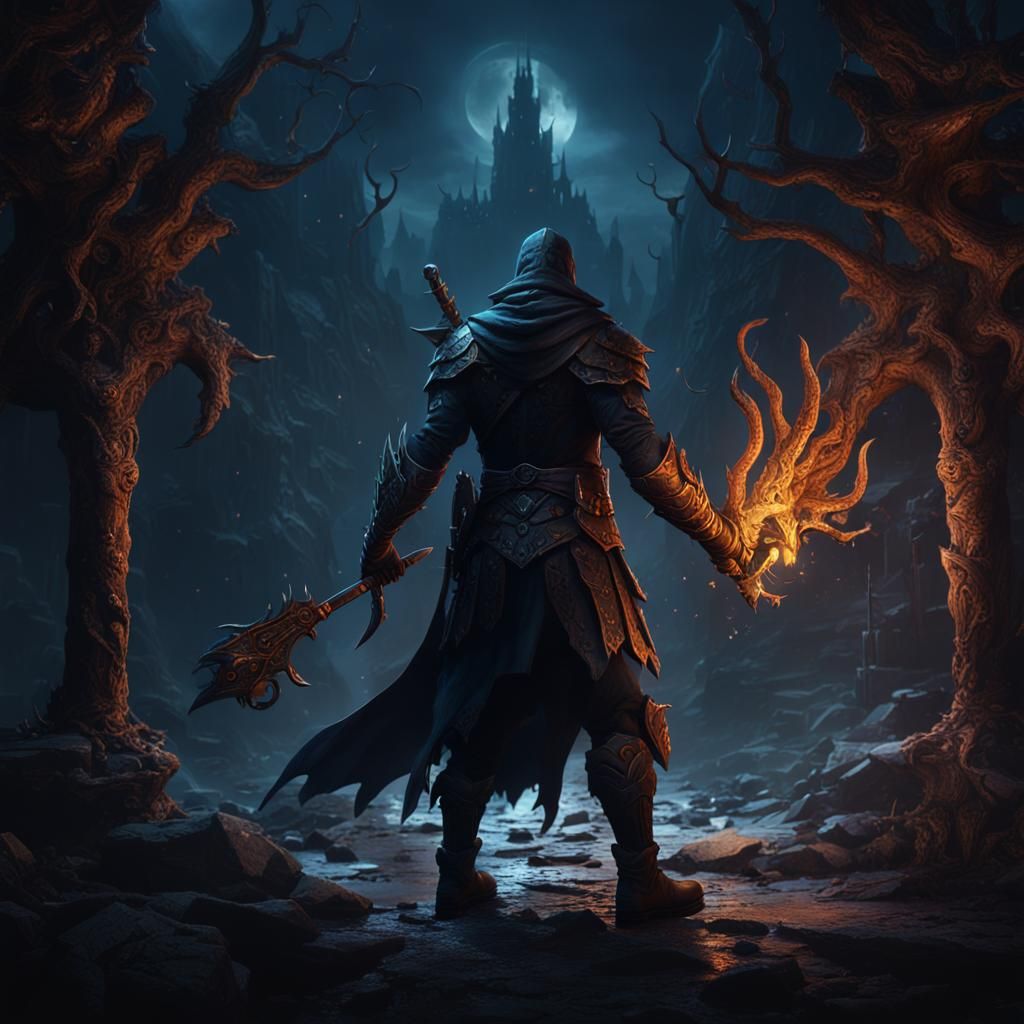 shadow hunter in the dark