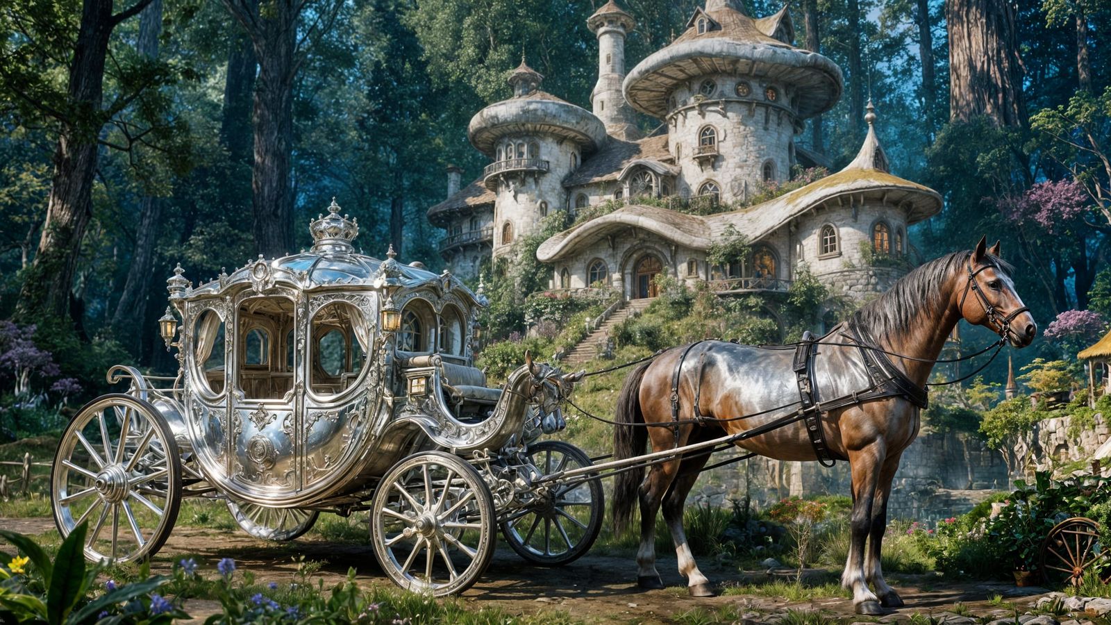 the fairy princess's carriage awaits  by @Davy Jay