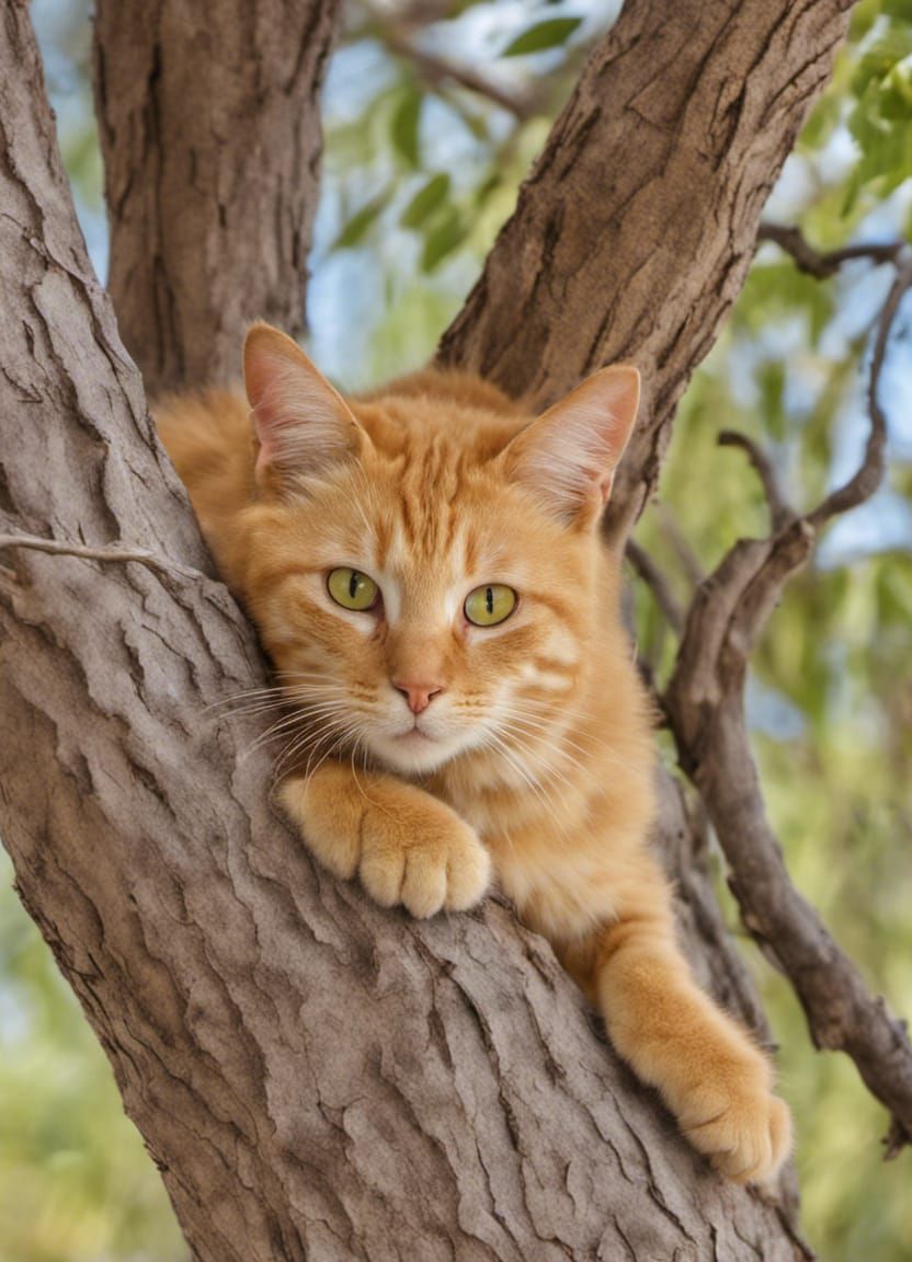 meow cat climb up meow cat tree