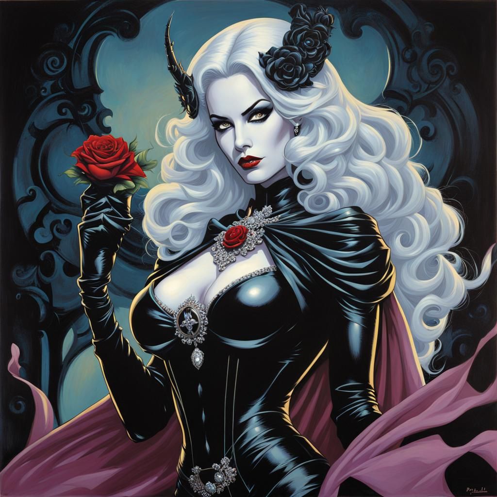 Lady Death - AI Generated Artwork - NightCafe Creator