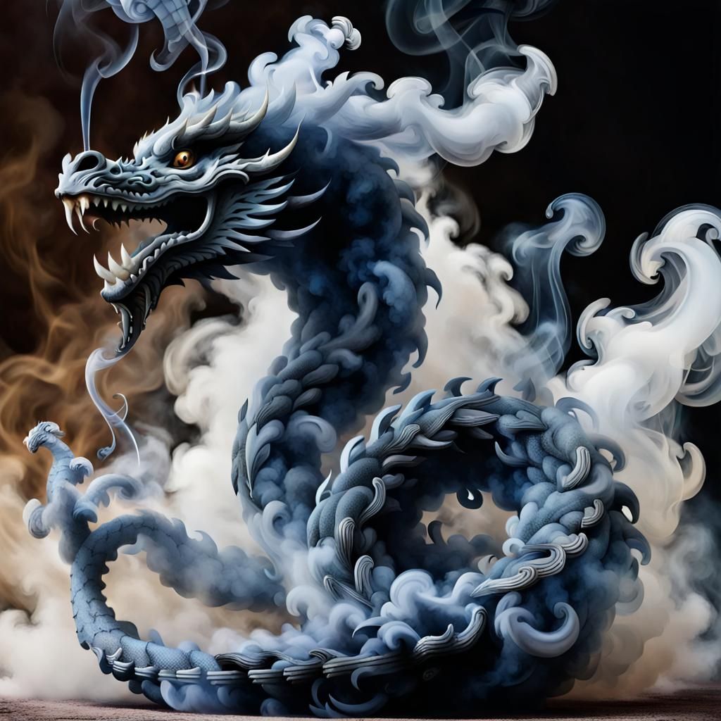 Smoke Dragon  by @HxP