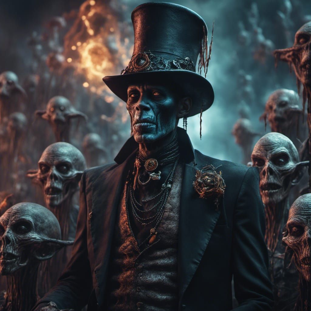 Aliens under Voodoo trance  by @JConnor