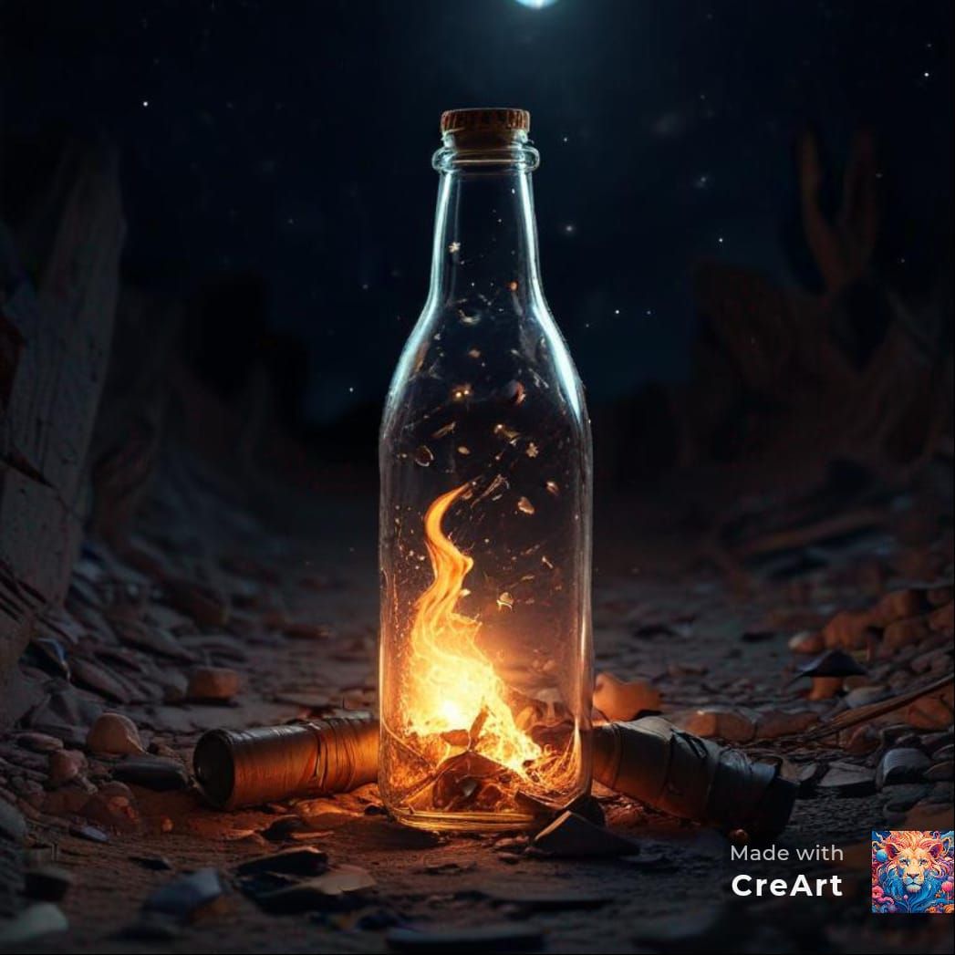 Fire in a bottle