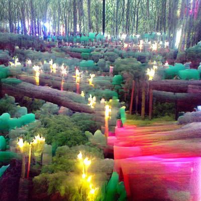 Forest of light