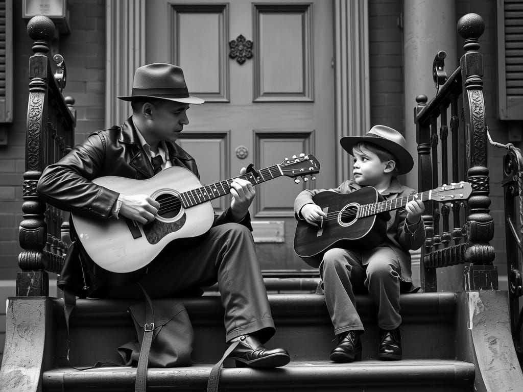 Learning from dad... 💖💖💖  by @Neil Leder