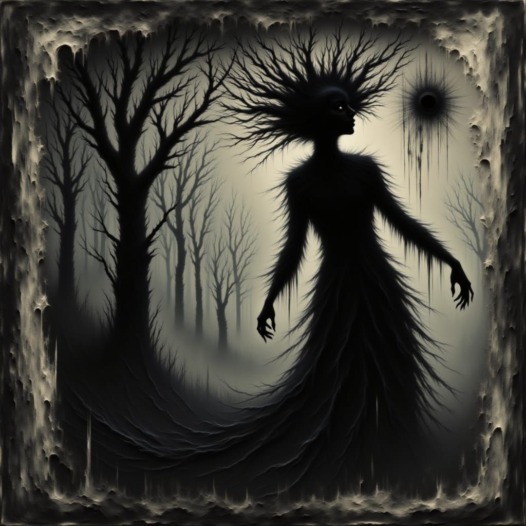 <lora:SybilThorn-FluxLORA9:1.0> German Expressionist film