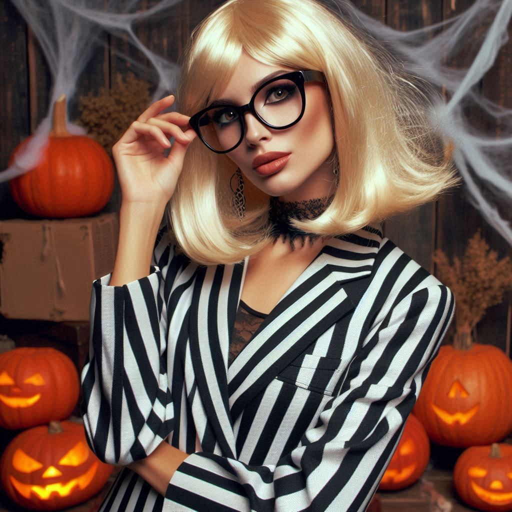 My costume for the party this morning is truly terrifying…