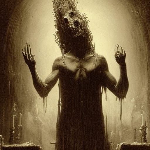 severed hand on a plate