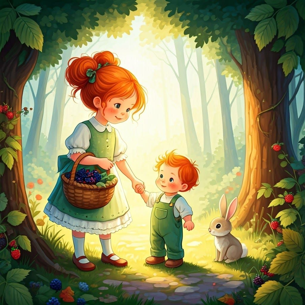 שומרת על אחיה