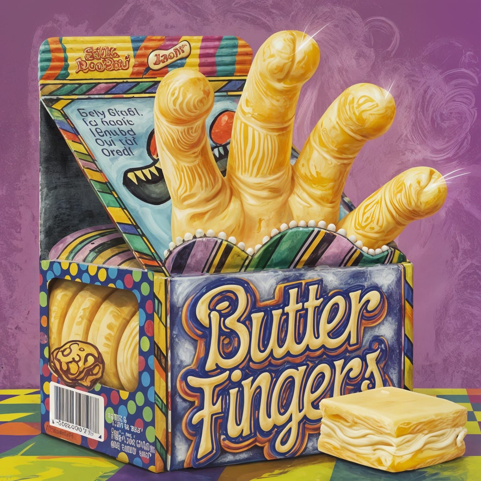 Butter Fingers AI Generated Artwork NightCafe Creator