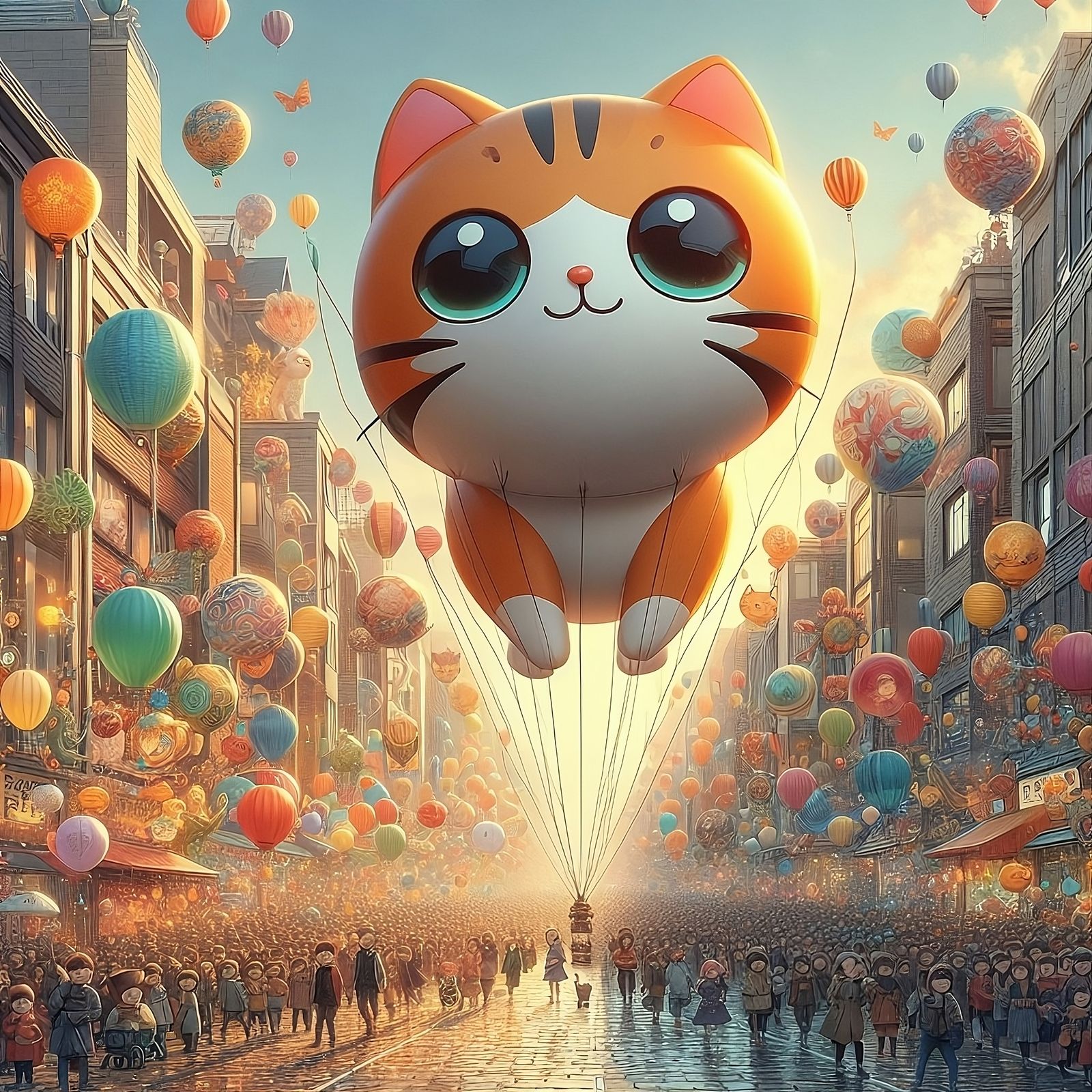 Cat parade  by @YukiKenji