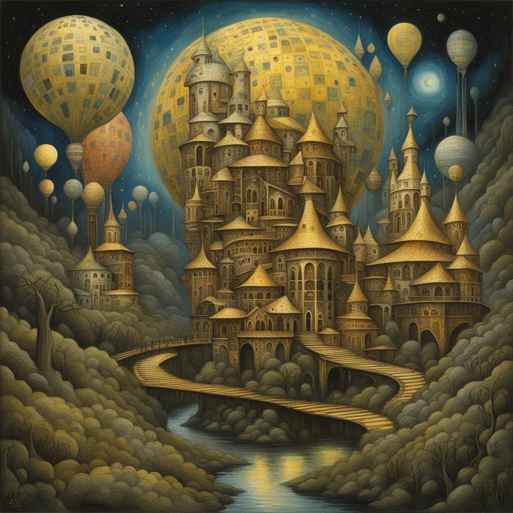 by Friedensreich Hundertwasser and Yoann Lossel