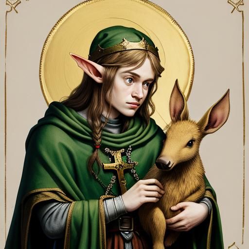 'Elf portrait: Macbeth, patron saint of aardvarks. #13  by @Macbeth