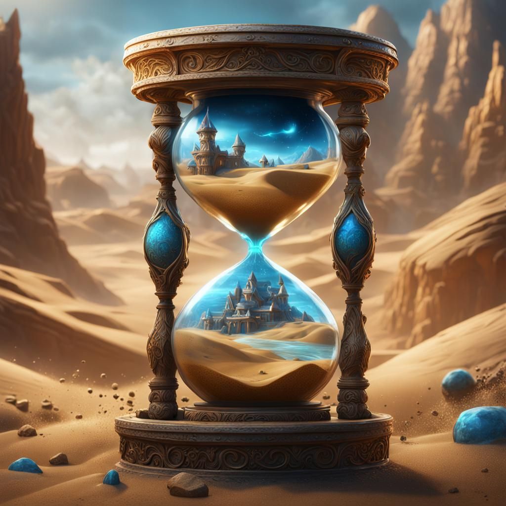 Sandy Hourglass  by @Raine