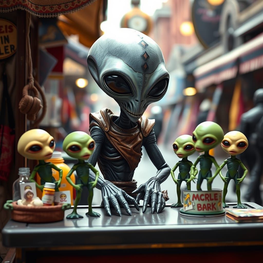 Alien Bobbleheads For Sale  by @Trebol