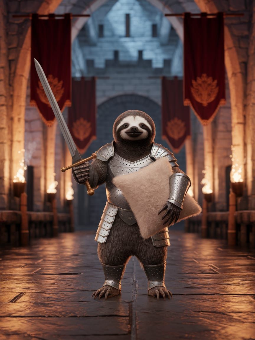 Knight Sloth 