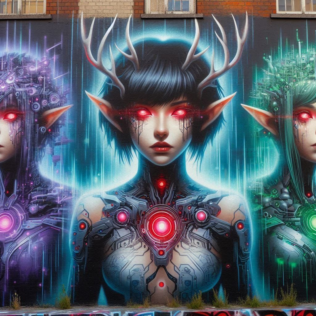 Backdoor Graffiti Mural II